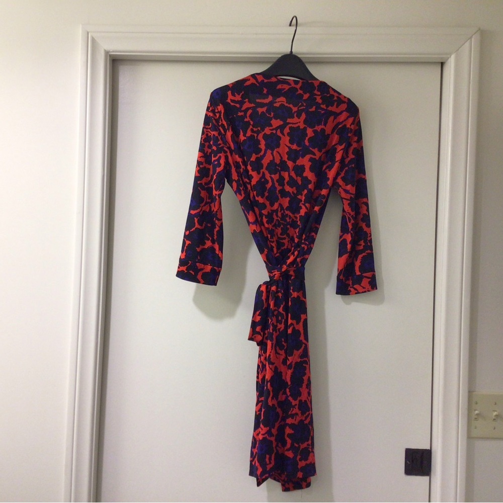 Dvf Wrap Dress - Julian Two Silk Jersey Wrap Dress - image 4